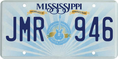 MS license plate JMR946