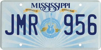 MS license plate JMR956