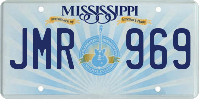 MS license plate JMR969