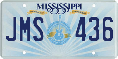 MS license plate JMS436