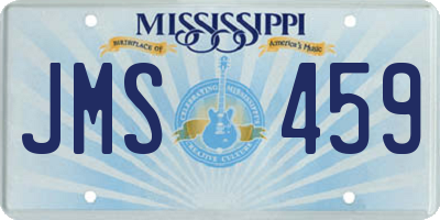 MS license plate JMS459