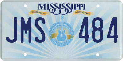 MS license plate JMS484