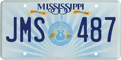 MS license plate JMS487