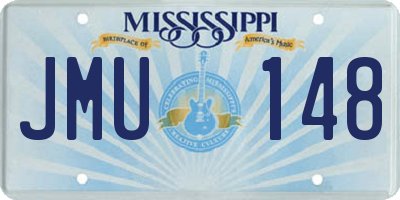 MS license plate JMU148