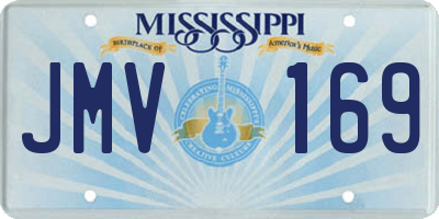 MS license plate JMV169