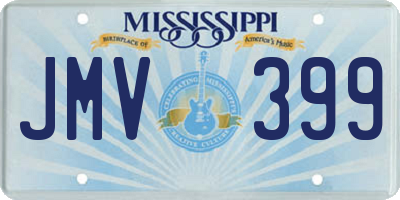 MS license plate JMV399