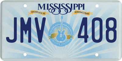 MS license plate JMV408