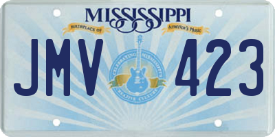 MS license plate JMV423