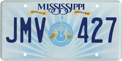 MS license plate JMV427