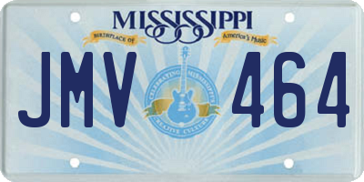 MS license plate JMV464