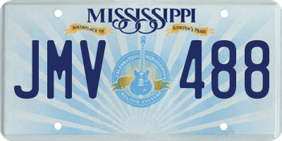 MS license plate JMV488