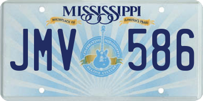 MS license plate JMV586
