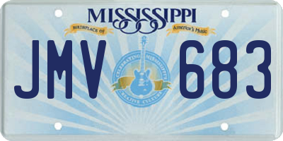 MS license plate JMV683