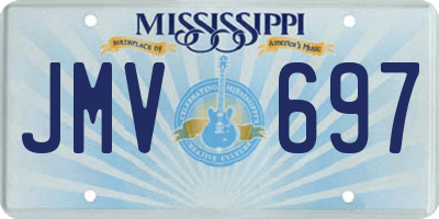 MS license plate JMV697
