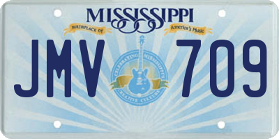 MS license plate JMV709