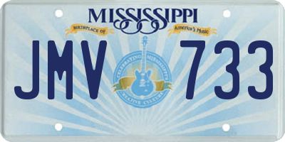 MS license plate JMV733