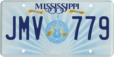 MS license plate JMV779