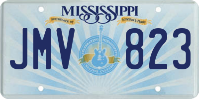 MS license plate JMV823