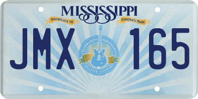 MS license plate JMX165