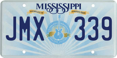 MS license plate JMX339