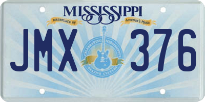 MS license plate JMX376