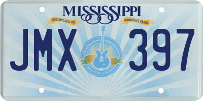 MS license plate JMX397