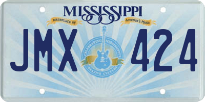 MS license plate JMX424