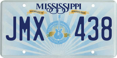 MS license plate JMX438