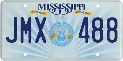 MS license plate JMX488