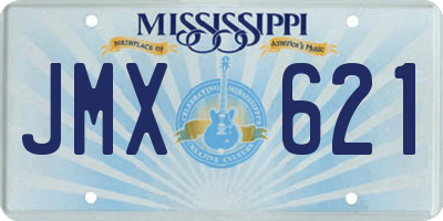 MS license plate JMX621
