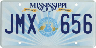 MS license plate JMX656