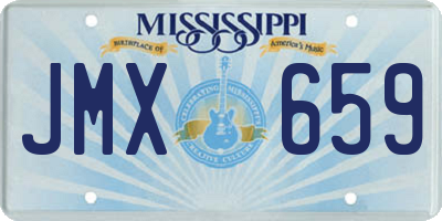 MS license plate JMX659