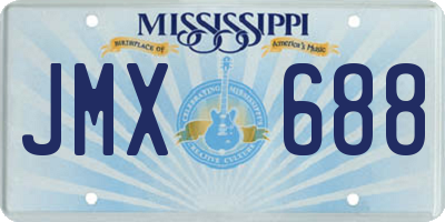 MS license plate JMX688