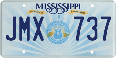 MS license plate JMX737