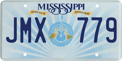MS license plate JMX779