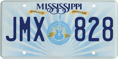 MS license plate JMX828