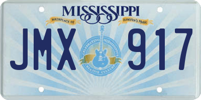 MS license plate JMX917