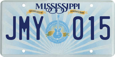 MS license plate JMY015