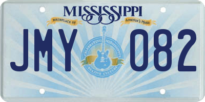 MS license plate JMY082