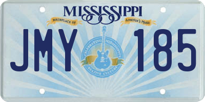 MS license plate JMY185