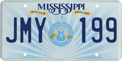 MS license plate JMY199
