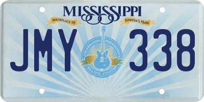MS license plate JMY338