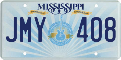 MS license plate JMY408