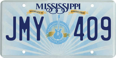 MS license plate JMY409