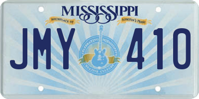 MS license plate JMY410