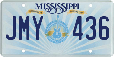 MS license plate JMY436