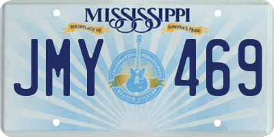 MS license plate JMY469