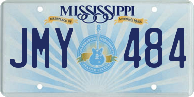 MS license plate JMY484