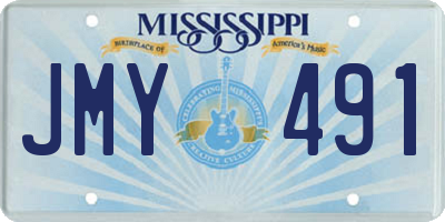 MS license plate JMY491