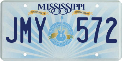 MS license plate JMY572